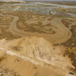 Playa de Camposoto tras la Borrasca Emma