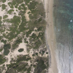 Vista cenital de la Playa de Valdevaqueros