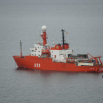 BIO Hespérides en Puerto Foster, Isla Decepción, Antártida